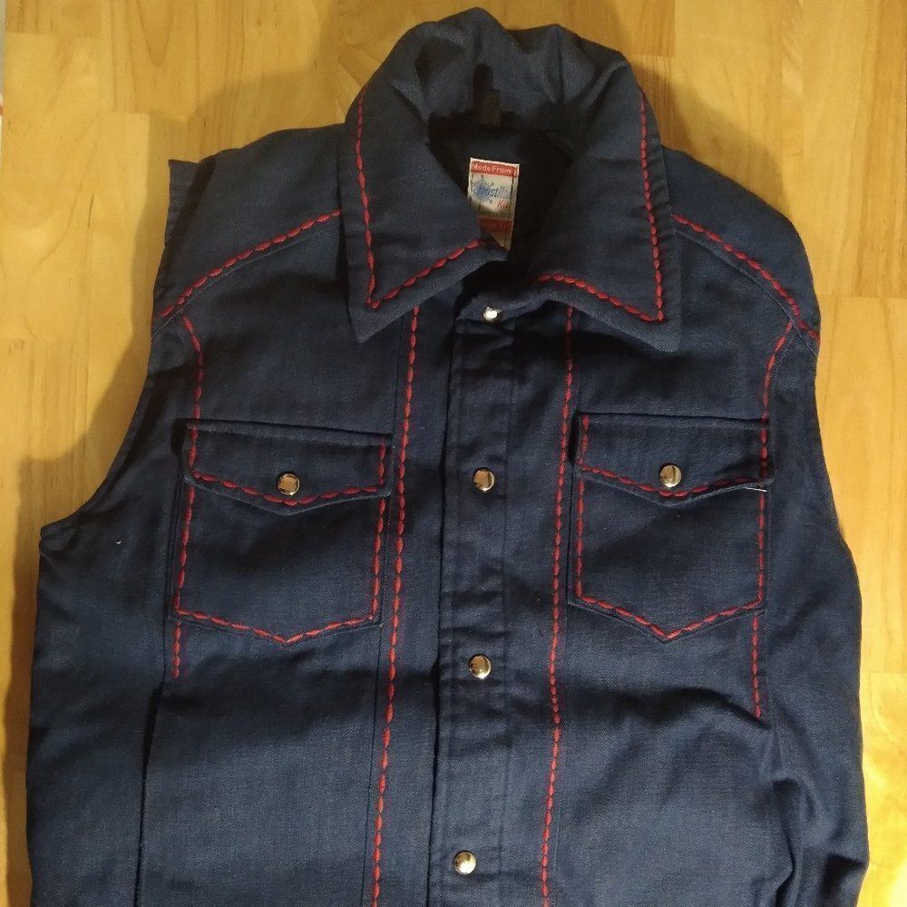 Vintage 70s Frostline Kit Goose Down Puffer Vest
